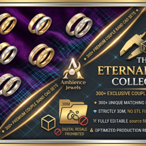The Eternal Union Collection: 300+ Couple Band 3DM CAD Files 💍👩‍❤️‍👨✨💕