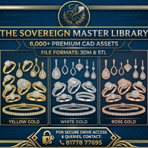 The Jewelry Empire Blueprint: 8,000+ Master 3DM & STL Assets with 4K Marketing Suite 🌍🏛️💎💰